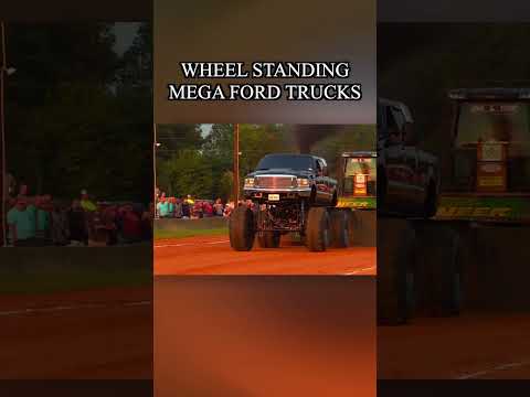 Wheel Standing Mega Ford Trucks