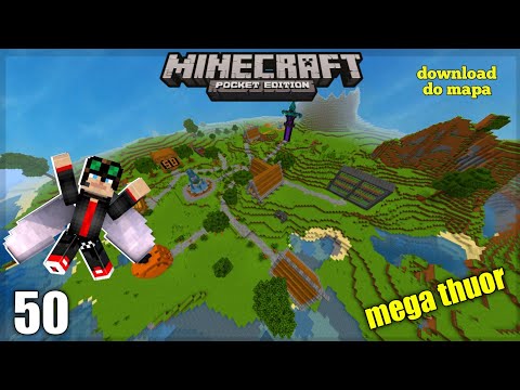 MEGA TOUR + DOWNLOAD DO MAPA! - MINECRAFT SURVIVAL 1.19 #50 (MINECRAFT BEDROCK)