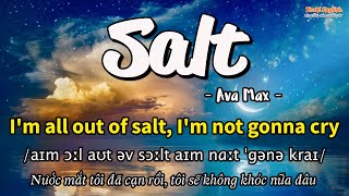 Học tiếng Anh qua bài hát - SALT - (Lyrics+Kara+Vietsub) - Thaki English