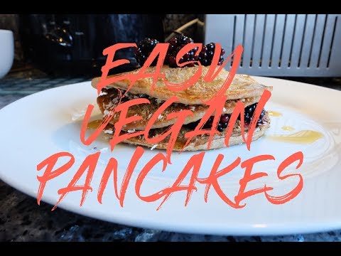 RECIPE | BASIC VEGAN PANCAKES!   😋🌱🥞