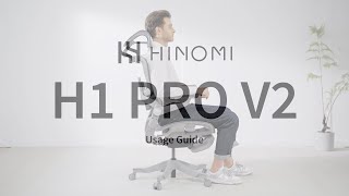 Hinomi H1 Pro V2 Ergonomic Chair Usage Guide - Wire Control Version