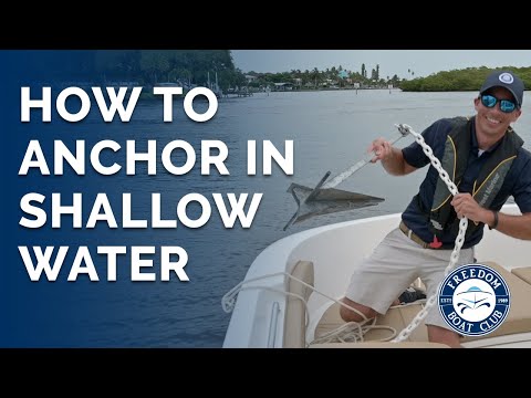 How to Anchor in Shallow Water