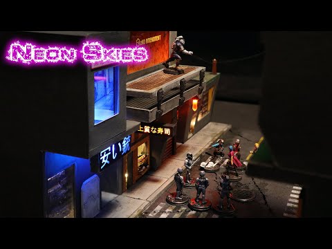 Cyberpunk City Block (Neon Skies Terrain Building Tutorial)