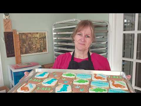 All The Details - 3-Rex Dinosaur Cookies!  Roar!  #asmr