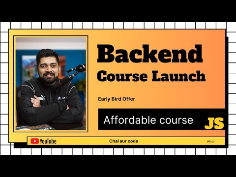 A complete Javascript backend course launch