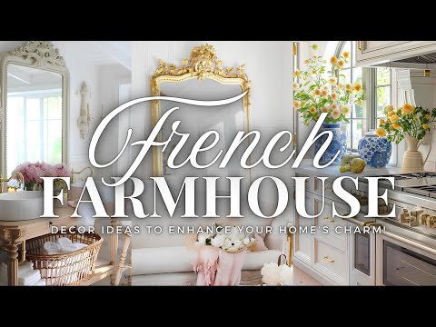 Rustic Meets Refined: Discover Cozy French Farmhouse Decor Ideas to Enhance Your Home’s Charm! 👩🏻‍🌾✨