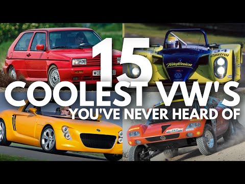 15 Coolest VW's You've Never Heard of | Awesome Obscure Volkswagens | Le Mans, Rally, Concept Cars