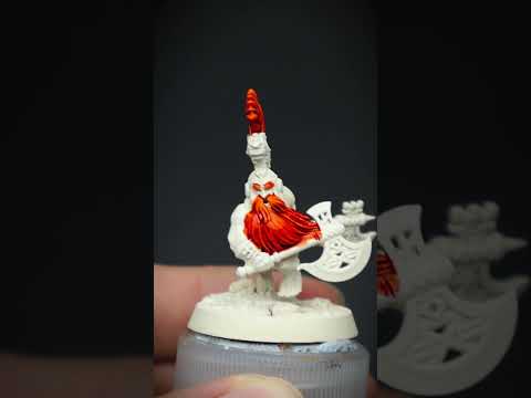 How to paint Fiery Ginger hair for your wargaming miniature