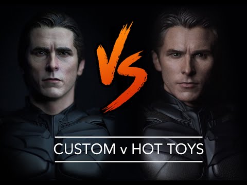 Head to Head - Custom Headsculpt v Hot Toys: Bruce Wayne