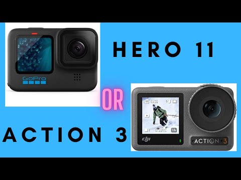 Action 3 & GoPro Hero 11 4K Video Compared in Auto Settings