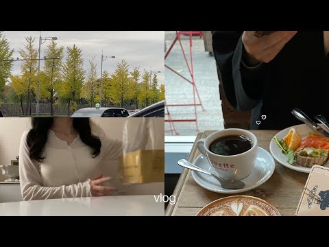 sub vlog ｜社会人秋の日常ブイログ🍂東京カフェ巡り,日比谷buvette, バレエシューズネイル🩰