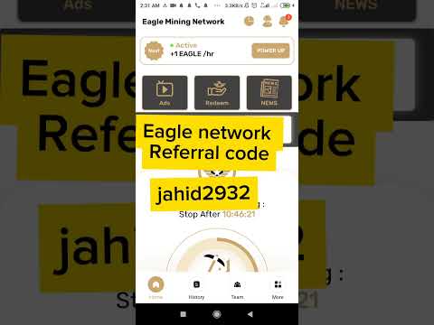 Eagle mining network referral code. Eagle Network Referral Code. #eagleminingnetwork #eaglegaming