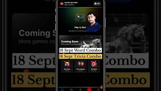 18 Sept Trivia challenge & Word Guess Combo | BLove Dapp