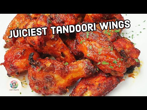 The Juiciest Tandoori Chicken Wings In Air Fryer Or Make Them In Oven Or Grill!