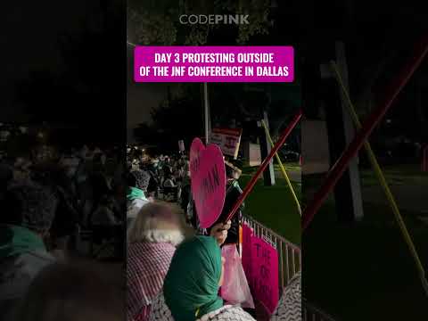 Day 3 protesting the JNF conference in Dallas, TX