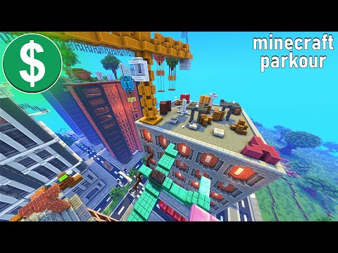 Minecraft Parkour Gameplay (No Copyright)