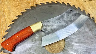 Making A Cleaver From A Saw Blade