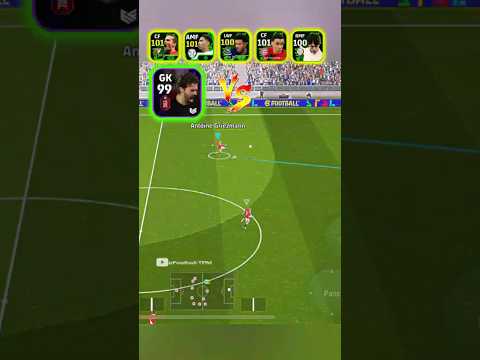 ☠️🚀Alisson Becker Vs POTW Cards || Long shot challenge || #efootball2025 #efootball