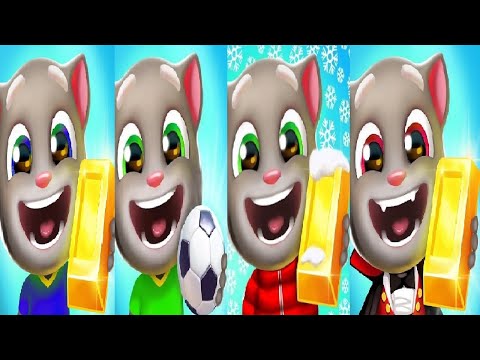 Talking Tom Gold Run New Update Christmas VS Halloween VS SEA STARS EVENT  Event Football Fever 2024