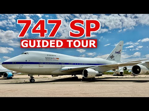 Guided tour around the Boeing 747SP Flying Telescope "SOFIA"