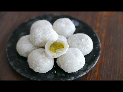 Mochi à la crème de pistache | wa's Cuisine | ピスタチオ餅