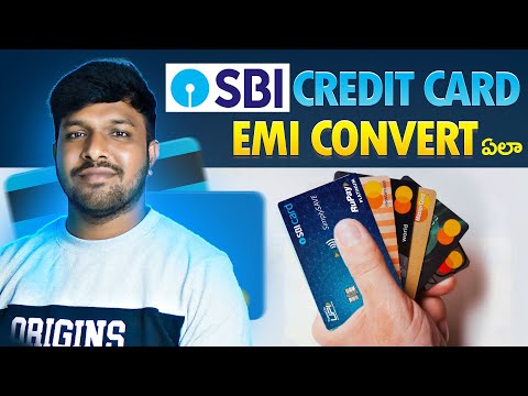 How to Convert SBI Credit Card Bill to EMI in Telugu | convert SBI credit card bill to EMI