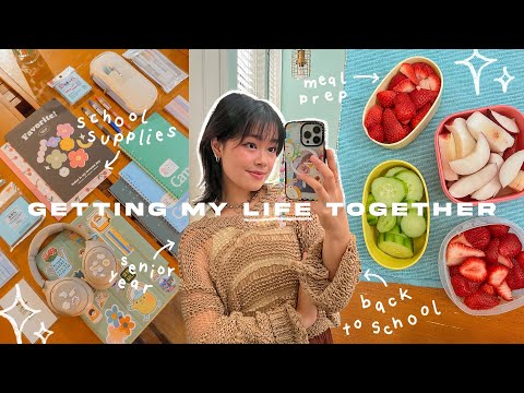 getting my life together for senior year of college! ⋆｡°✩ back to school with linh