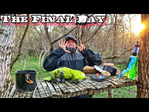 Final Day in the Wild Day 7 of 7 Day $100 Walmart Survival Challenge