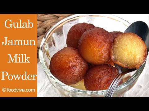 Gulab Jamun with Milk Powder Recipe - Soft Instant Gulab Jamuns without Mawa (Khoya)