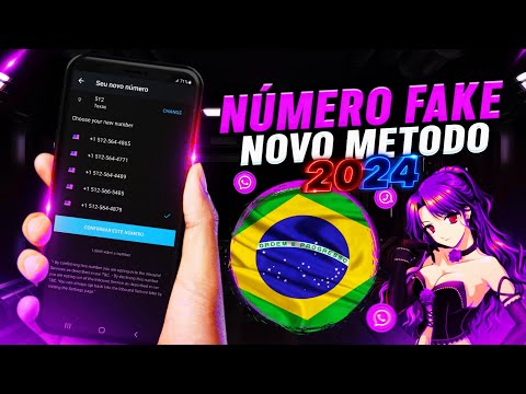 NOVO APP😱COMO CRIAR NÚMERO FAKE BRASILEIRO SEM CHIP E RECEBER SMS (número virtual para WhatsApp)🌟