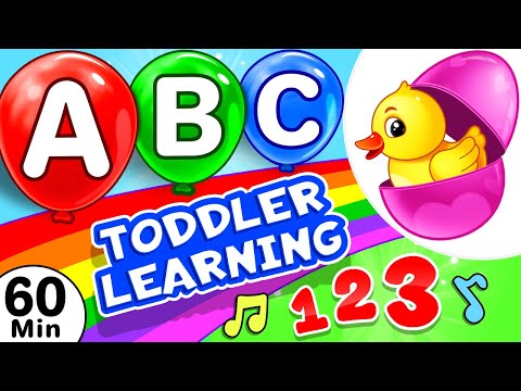 Learning Videos For Toddlers | Learn ABC's, Colors, Numbers, Shapes, Months Of The Year & More