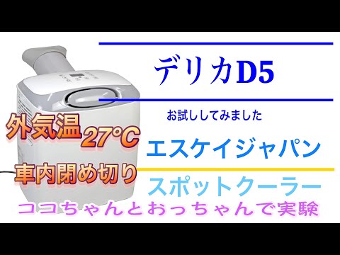 【デリカD5】スポットクーラーをお試ししてみました