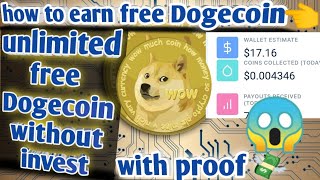 how to earn free dogecoin without invest #freedogecoin