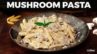 Creamy Garlic Mushroom Pasta | Kids Lunch Box Recipes | Pasta Recipes | Mushroom Recipes