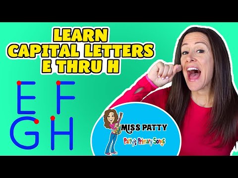 Learn Alphabet Song Trace the Letters in the Alphabet | Capital Letters Patty Shukla  Sign Language