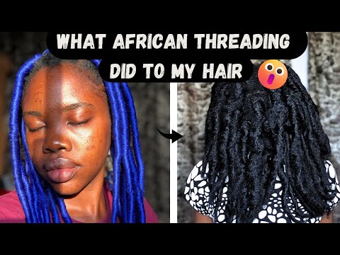 AFRICAN THREADING TAKEDOWN | STRETCH NATURAL HAIR WITHOUT HEAT