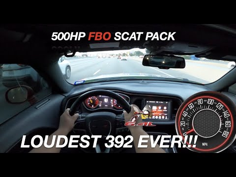 LOUDEST 392 Challenger Probably EVER!!! POV Driving And Review