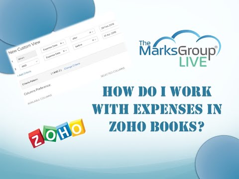 How Do I Work With Zoho Books Expenses?