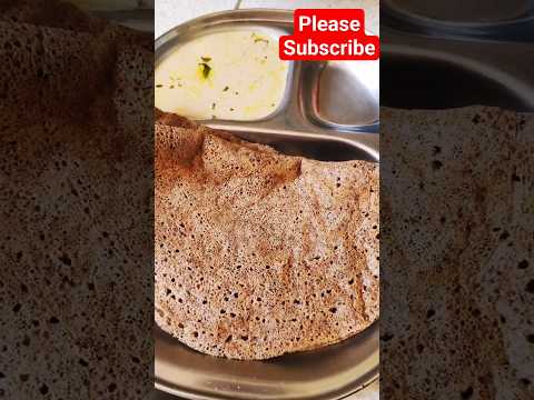 Raagi dosa #fingermillet #healthy #shorts  #lunch#food #homemade #trending #viral #happy #youtube 🥰😋