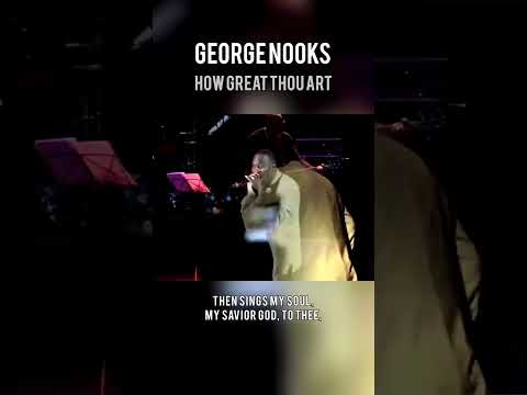 George Nooks performing Gospel track 'How Great Thou Art' Live!