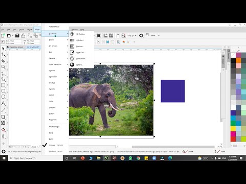 Coreldraw basic tutorial tamil | Menu bar | Effects |