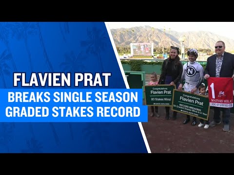 FLAVIEN PRAT Breaks the Graded Stakes Record