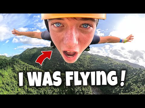 I WAS FLYING! Kids Extreme Challenge - River & Wilder Epic Adventure!