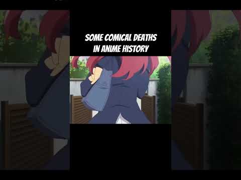 SOME COMICAL DEATHS IN ANIME HISTORY  #animeshorts #anime #ytshorts