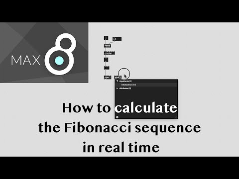 How to calculate Fibonacci sequence in real-time ~ Max MSP