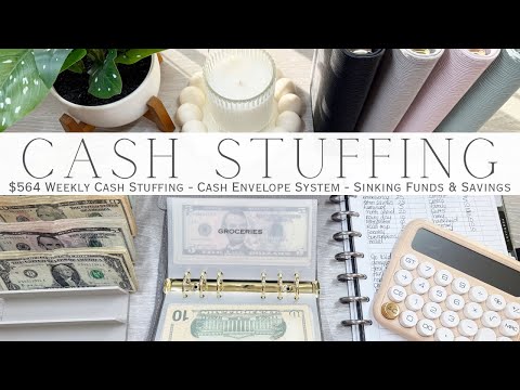 Weekly Cash Stuffing $564 | Cash Envelope System | Sinking Funds & Savings Challenges