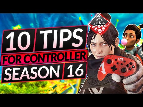 10 SECRET TIPS for SEASON 16  - Best Controller Settings for PERFECT AIM - Apex Legends Pro Guide