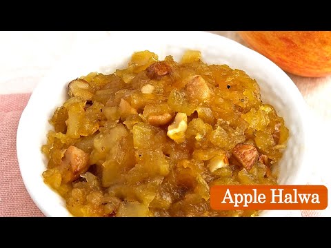 Apple Halwa - Quick and Healthy Dessert for Kids