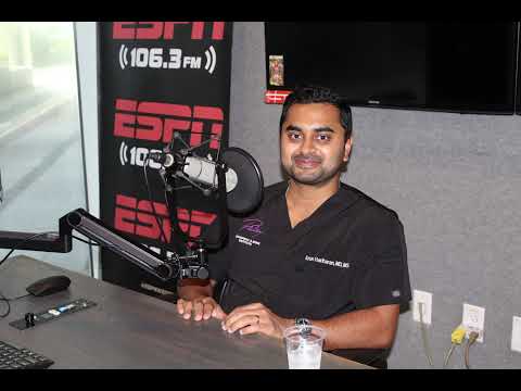 Dr. Arun Hariharan joins ESPN WestPalm 106.3 FM Radio to talk scoliosis, an ailment Usain Bolt had