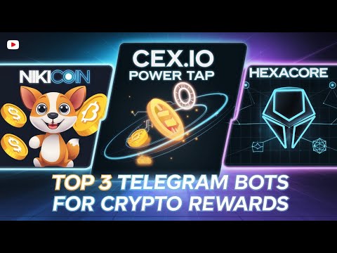 3 Telegram Mining Bots That Will CHANGE Your Mining Experience | CEX.IO ,Hexacore,Nikicoin